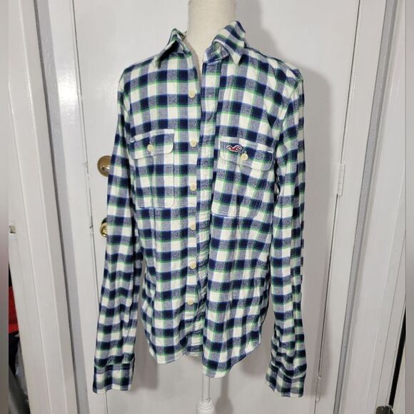 Hollister plaid flannel shirt - Picture 8 of 8